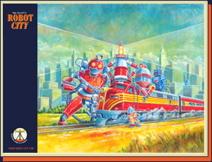 Robot City Wallpaper
