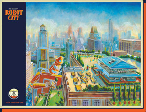 Robot City Wallpaper